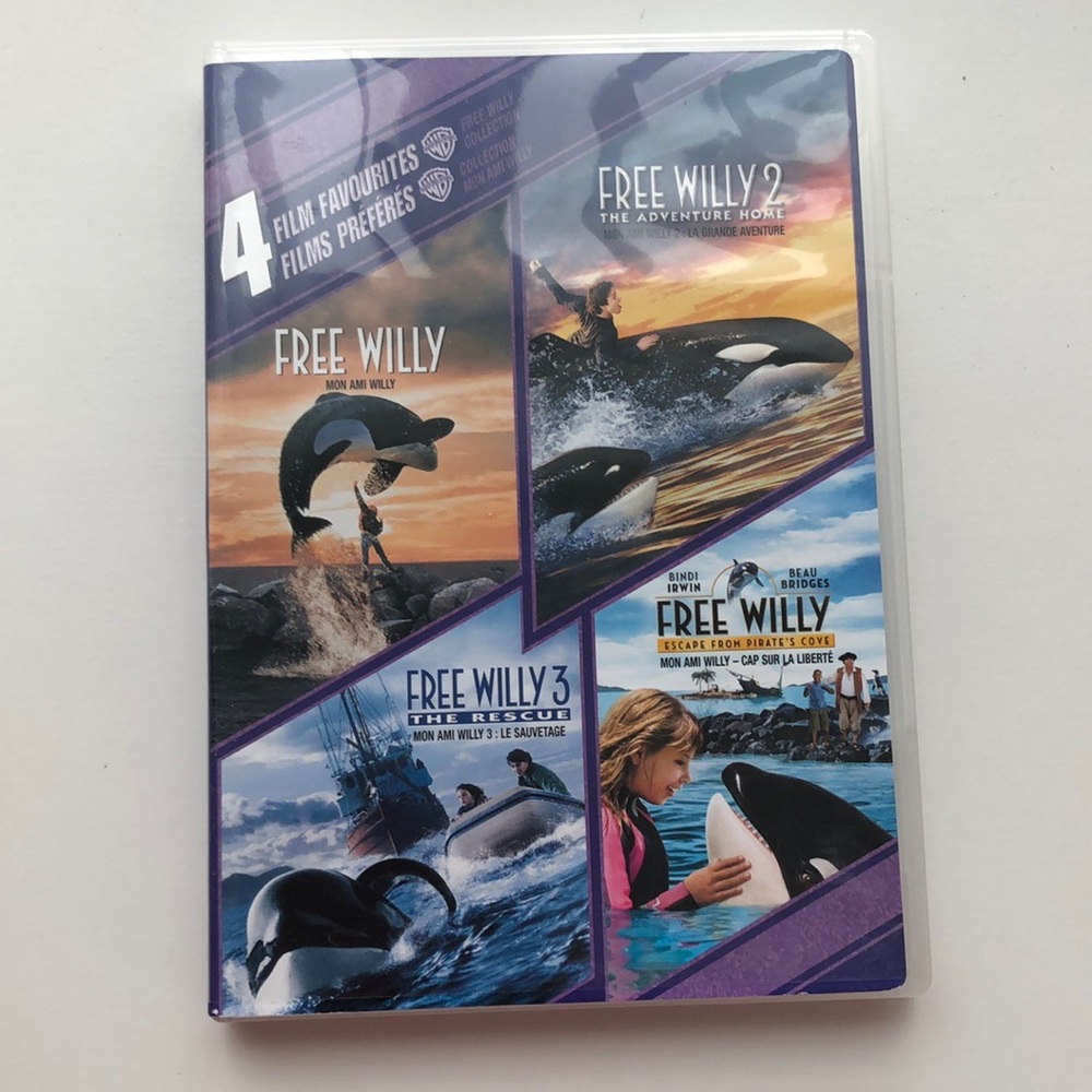 4/$20 Free Willy 4 Film Favourites DVD